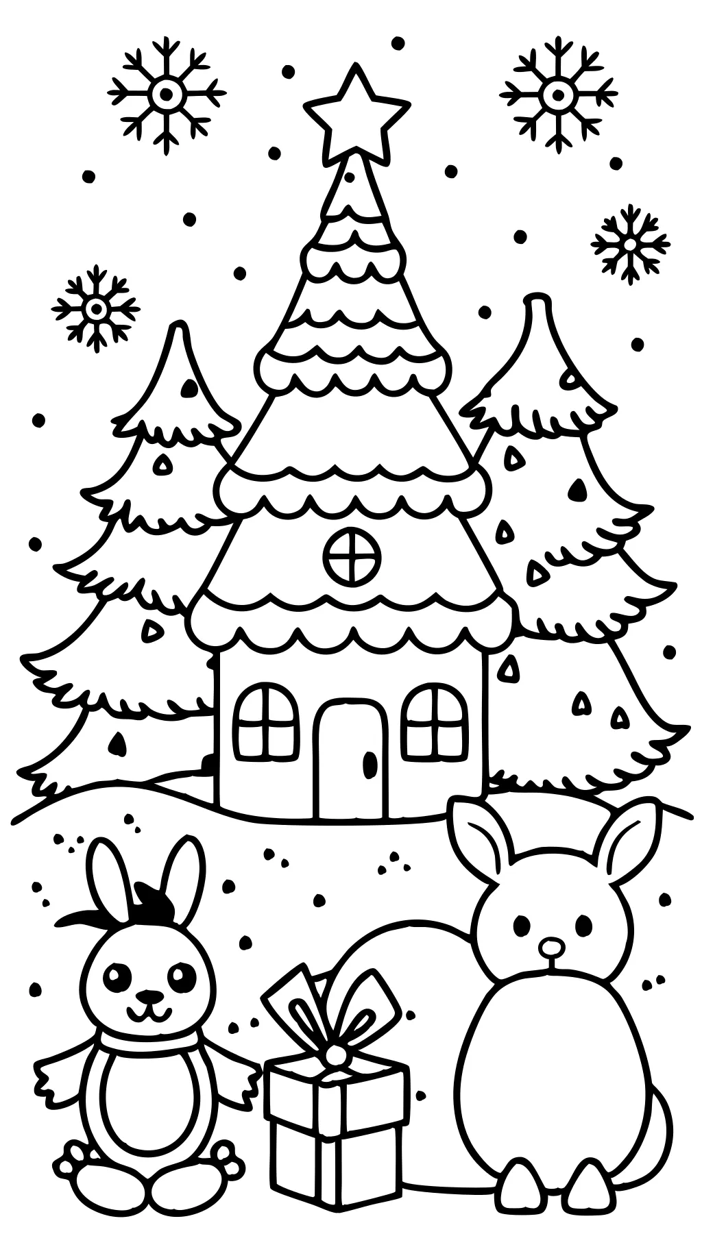 coloring christmas pages